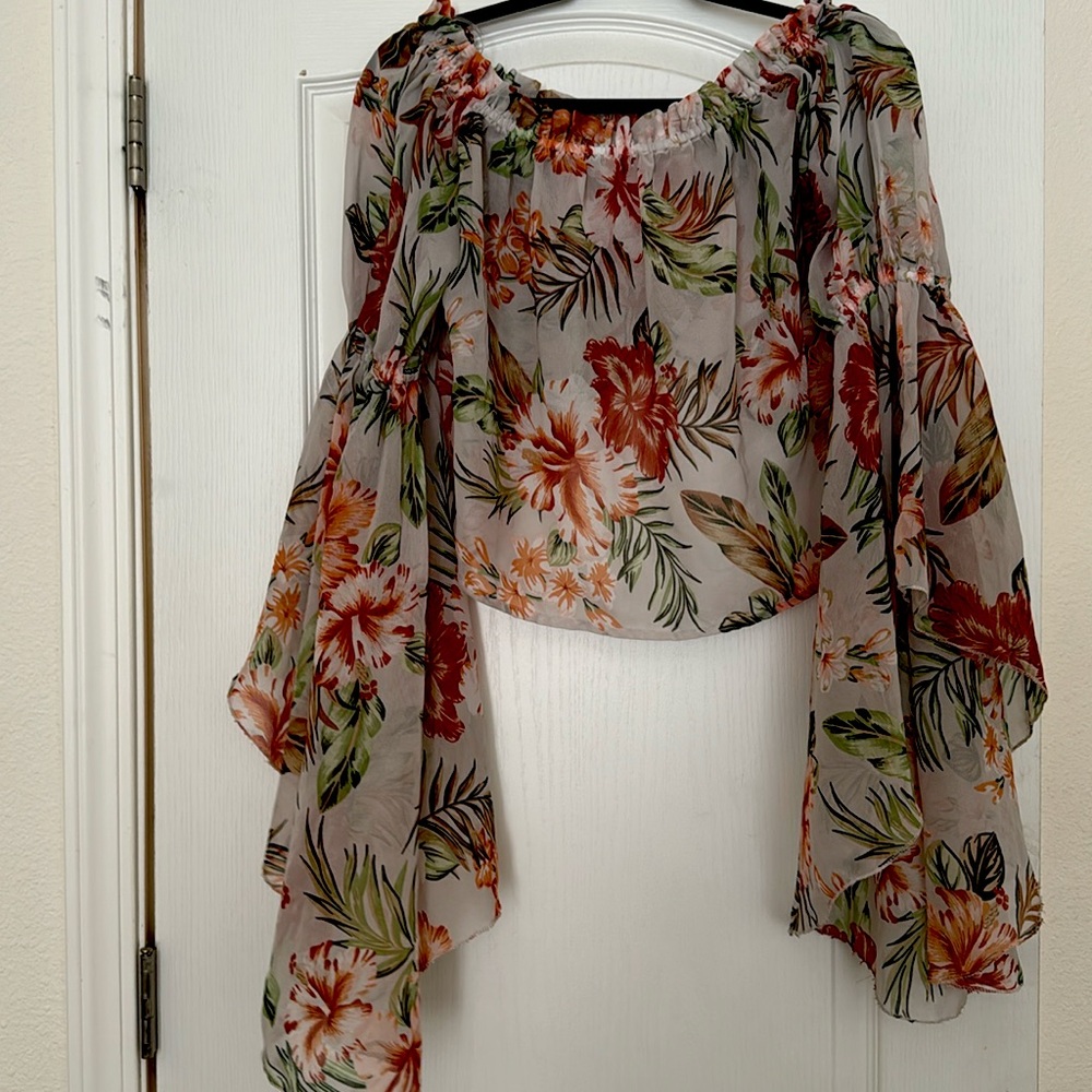 100% Polyester Crop Top
